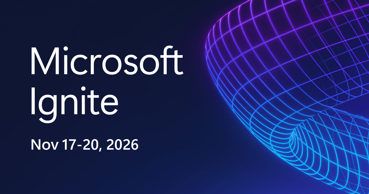 Microsoft Ignite 2026