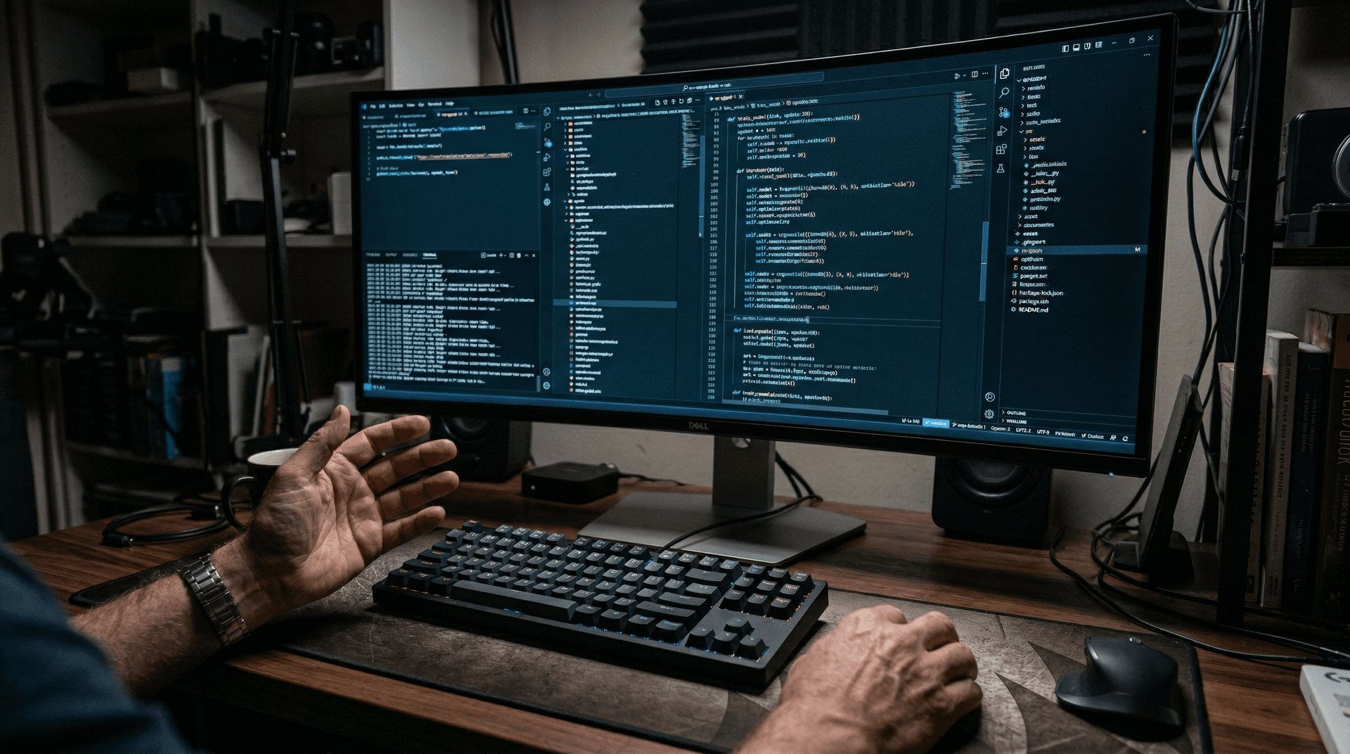 Illustration for: Beyond the Autocomplete: How AI Agents Are Rewriting the Developer Workflow